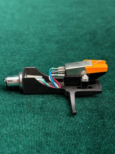 Phono cartridge with orange - with,