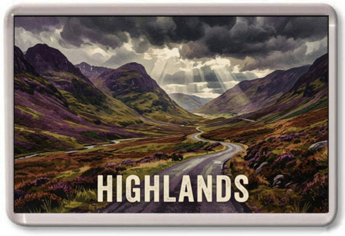 Fridge magnet highlands - magnet,