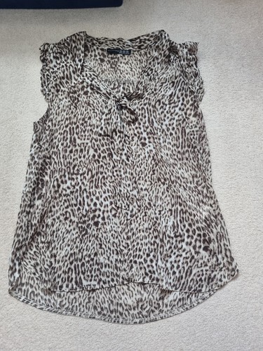 Women leopard print blouse - women's,