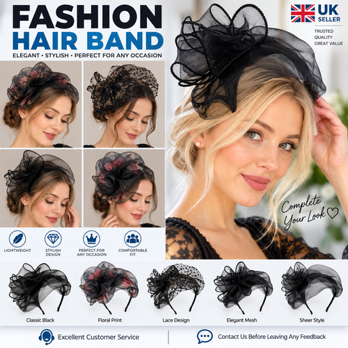 Fascinator women headband - fascinator,