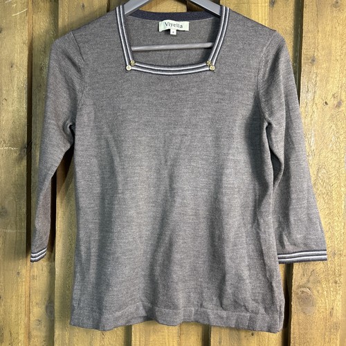 Women viyella size brown - m,