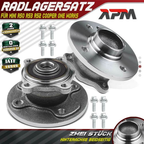 Rear wheel hub bearing - 2x,