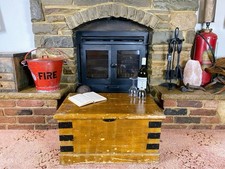 Old Antique Pine Chest
