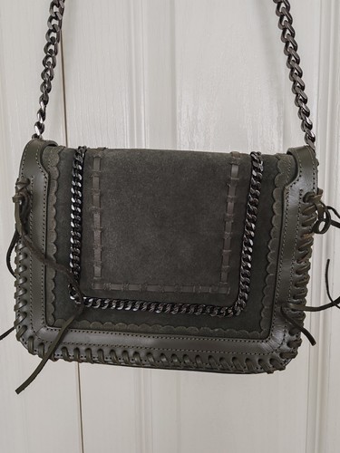 Zara khaki green crossbody - zara,
