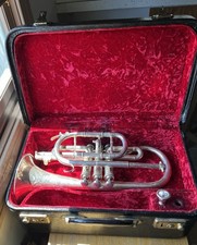 1921 Besson And Co Class A Prototype Brevete Silver Cornet  London England