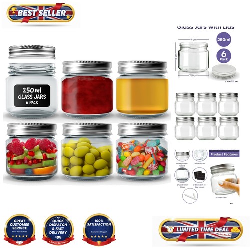 Innovative 250ml glass mason - glass,