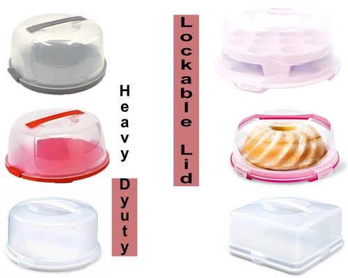 Plastic cake carrier box - plastic,