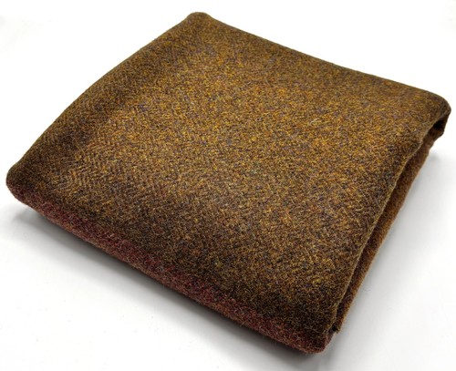 Brown red chevron wool - brown,