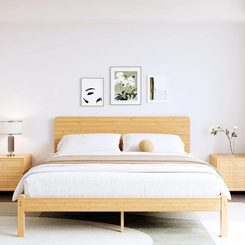 14in high solid bamboo wood - high,