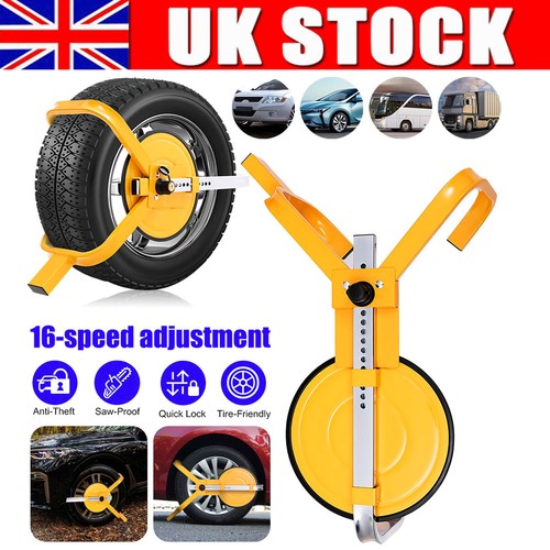 Wheel clamp heavy duty - heavy, steel