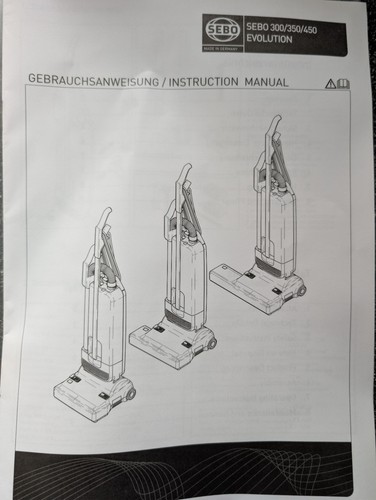 Commercial vacuum cleaner sebo - cleaner,
