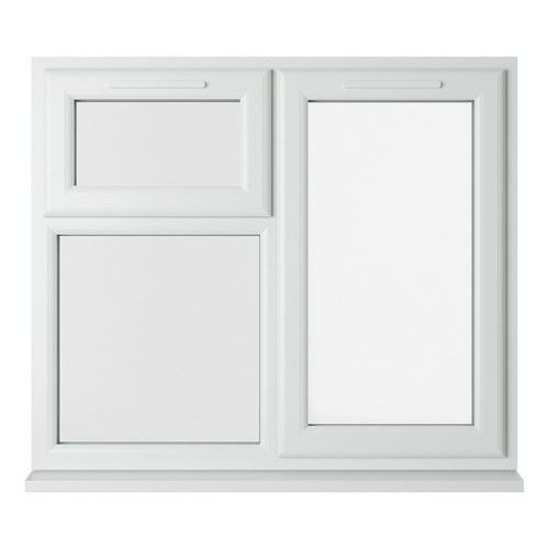 Pvc double glazed window - double,