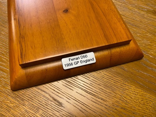 Display plaques case name - 1:18,