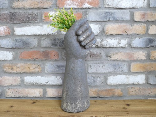 Hand planter ornament - ornament, stone