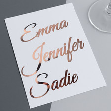 Personalised Vinyl Name