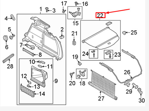 Audi allroad rear trunk - a4,