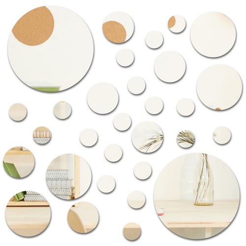 30pcs small mirror round - 30pcs,