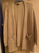 Boohoo 46-48 XL Mustard  Oversized Cardigan