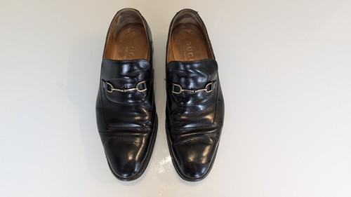 Gucci horsebit black leather - gucci,