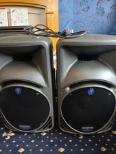 PA System Mackie Italian Built SRM 450 V1s Cabs CFX 12 Mixer, 2 Gator Flight...