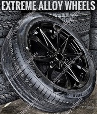 16" Black Opus Alloy Wheels Renault Trafic 2014 On + 235/65/16 Road Tyres