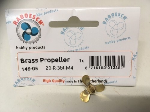 Model boat raboesch brass - boat,