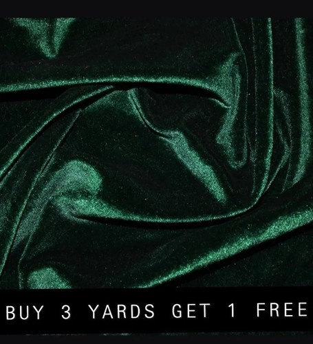 Forest green velvet - velvet, 4