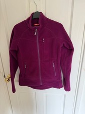 Alpkit Magenta / Dark Purple Women's Full Zip Fleece UK 8