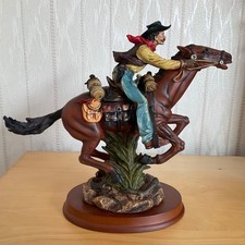 Cellini cowboy and horse figurine