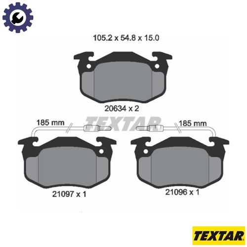 Brake pad set disc - brake,