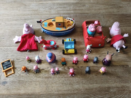 Peppa pig figures bundle - peppa,