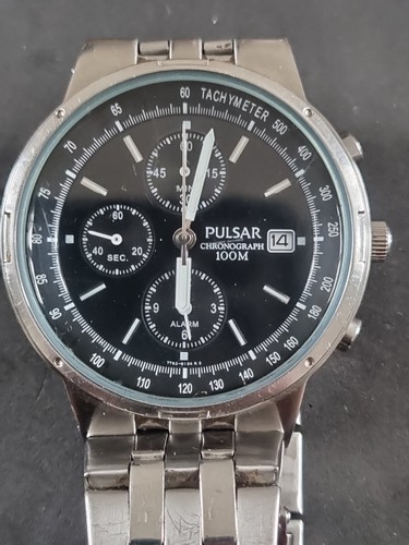 Pulsar men chronograph - chronograph, date