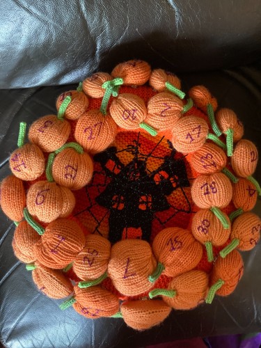 Pumpkin countdown advent
