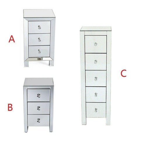 Mirrored furniture glass - mirrored,