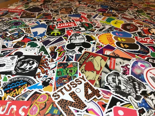 400 pcs stickers - 400, skateboard