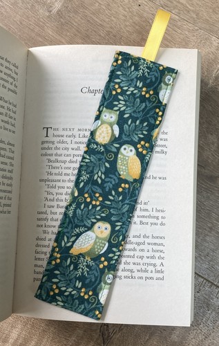 Handmade fabric bookmark - handmade,