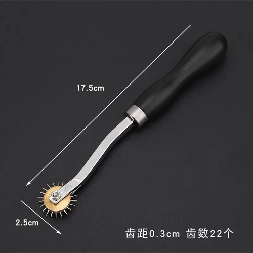 Leather overstitch wheel - overstitch, metal