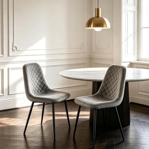 Set grey velvet - set, 2