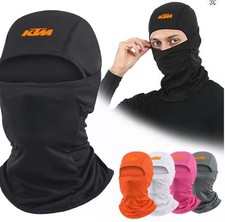 KTM Black Motorcycle Face Mask