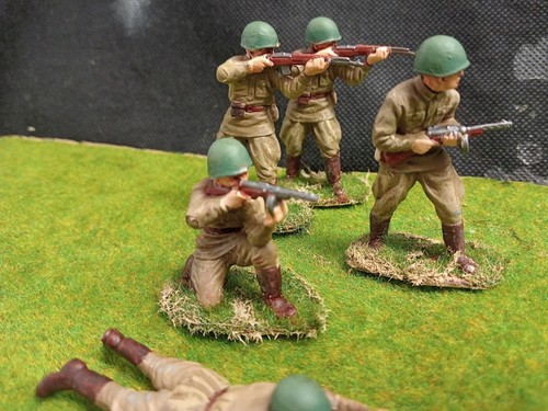 Painted airfix 54mm - airfix, ww2