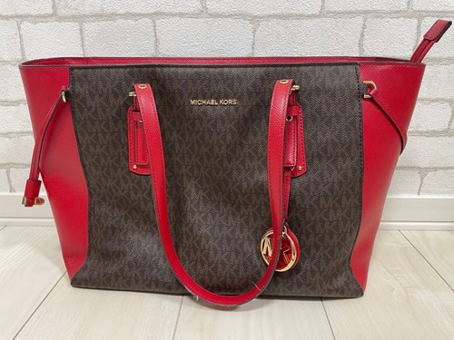 Michael kors red leather - kors,