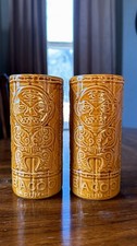 Vintage Bacoo Rum Tiki Mug Set