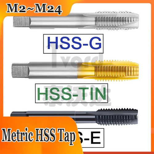 Metric hss machine tap - machine, m2