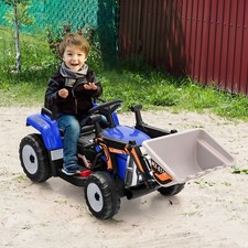 Kids ride excavator - kids, on