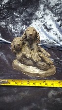 Pair of Spaniels, cast in
