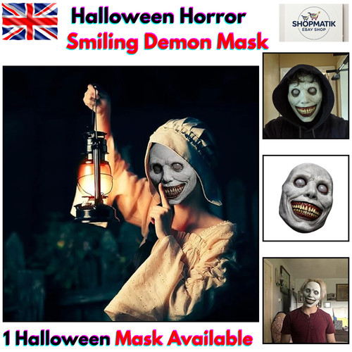 Halloween horror smiling demon - halloween,