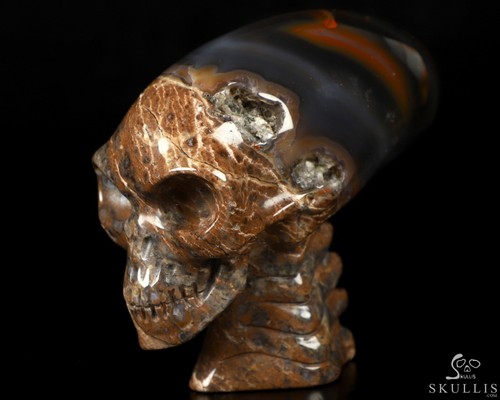 Empire red agate carved - red,