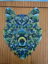 Wentworth wooden jigsaw puzzle 185 pieces - BLOOMING WOLF- Filippo Cardu