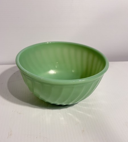 Fire king jadeite swirl - fire-king, 8"