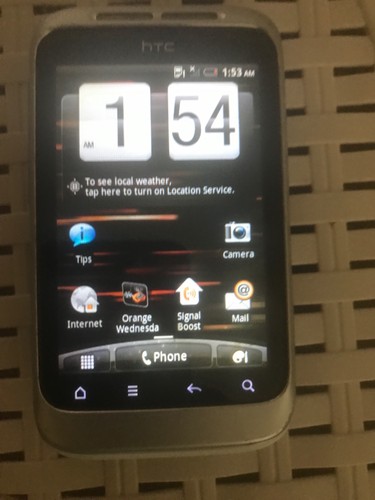 Htc wildfire white android - s,